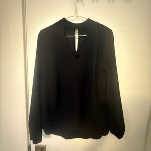 Elegant Cutout Collar Blouse